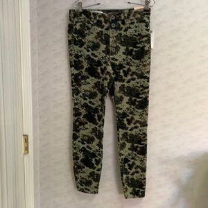 Anthropologie Pilcro Corduroy Green Pants